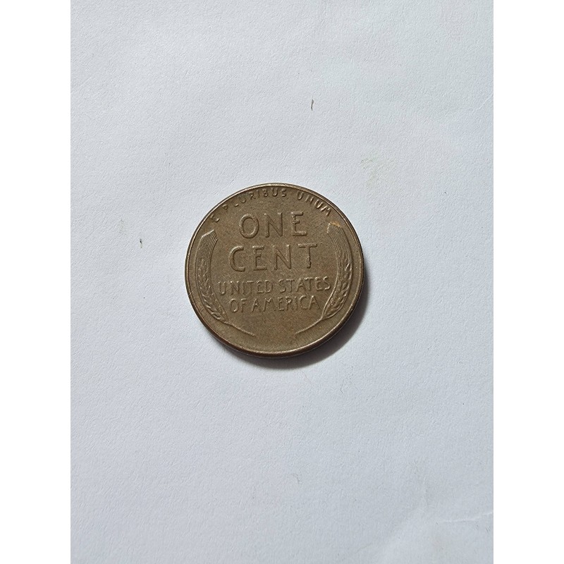 Moeda dos Estados Unidos USA 1 cent 1956