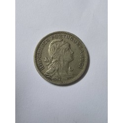 Moeda de Portugal 50 centavos 1951