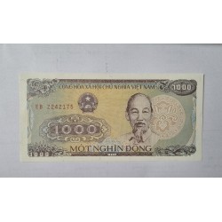 Cédula do Viet Nam 1000 dong FE