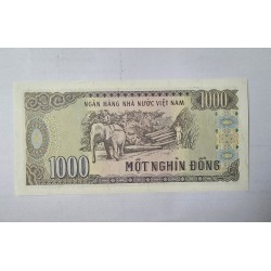 Cédula do Viet Nam 1000 dong FE