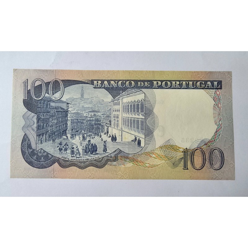 Cédula de Portugal 100 escudos ouro 1978 Soberba
