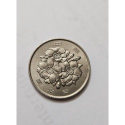 moeda japonesa, 100 ienes, Japão, moeda antiga, numismática, coleção, colecionáveis, Showa, 1979, flores de cerejeira, sakura, N