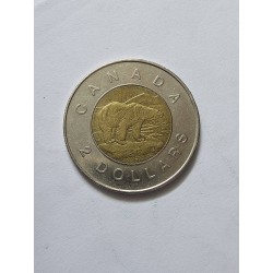 Moeda do Canadá 2 dólares 2007 Rainha Elizabeth II