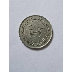 Moeda do Bahrein 25 centavos 1992