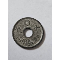 Moeda do Império Japonês Japão: 10 Sen 1920