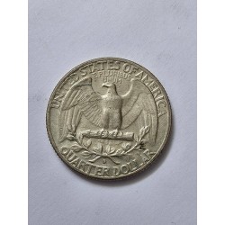 Moeda dos USA quarter dollar 1964 prata