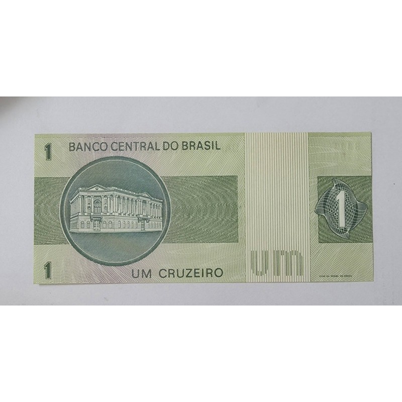 Cédula Brasil 1 cruzeiro C132a asterisco FE