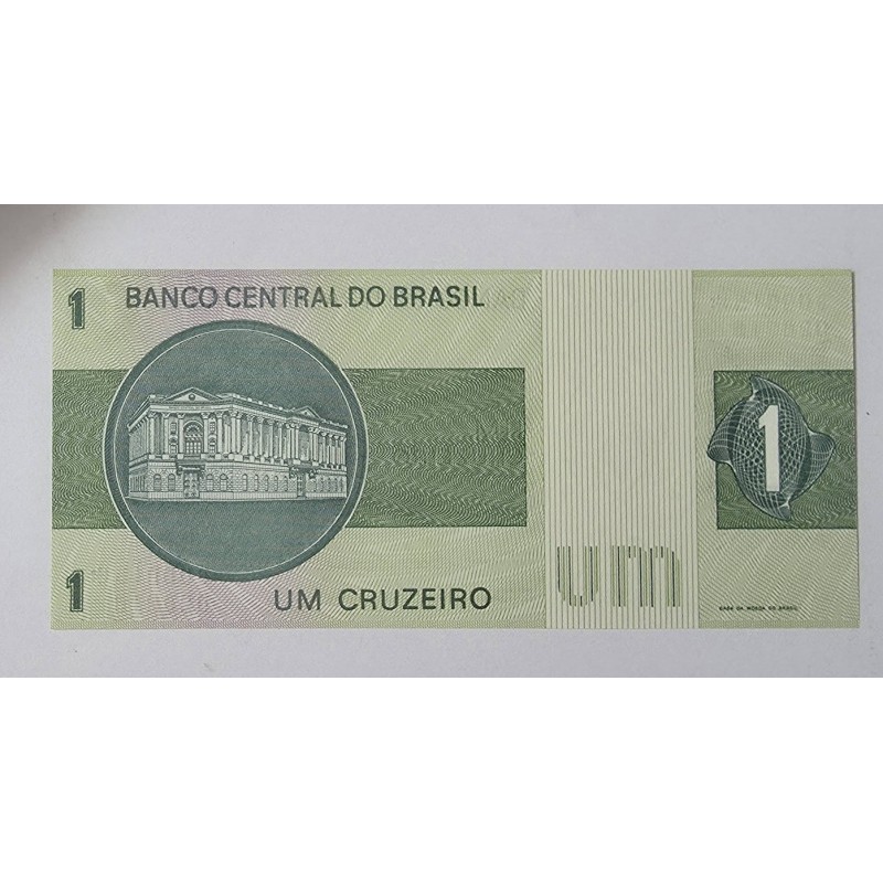 Cédula 1 cruzeiro C131 asterisco Reposição FE