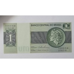 Cédula 1 cruzeiro C131 asterisco Reposição FE