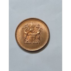 Moeda da Rodesia 1 cent 1970
