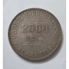 Moeda Brasil 2000 reis 1907 XX gramas prata MBC