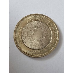 Moeda da Colômbia 1000 pesos 2023 Bimetalica