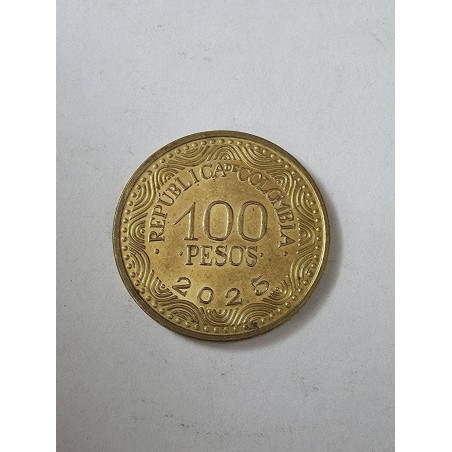 Moeda da Colômbia 100 pesos 2025