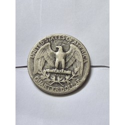 Moeda dos Estados Unidos USA quarter dollar 1943 prata