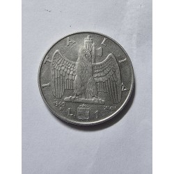 Moeda da Itália 1 lira 1940 Vitório Emanuel III