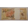 Cedula  Brasil 20 reais NB FE