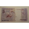 Cédula Brasil 5 reais MI FE