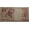 Cédula Brasil 10 reais ND FE