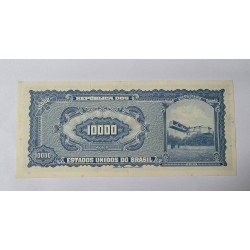 Cédula Brasil 10 cruzeiros novos C124a Soberba