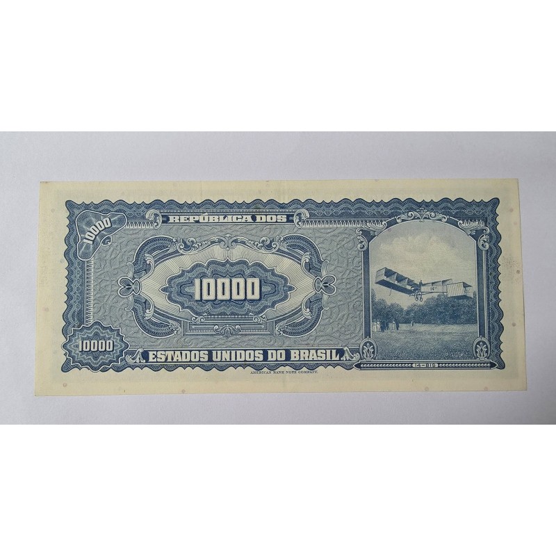 Cédula Brasil 10 cruzeiros novos C124a Soberba