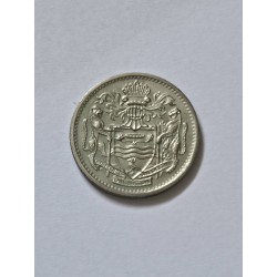 Moeda da Guiana 10 cents 1990