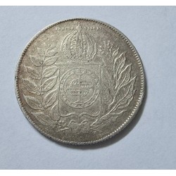 Moeda Brasil Império 500 reis 1852 Mbc