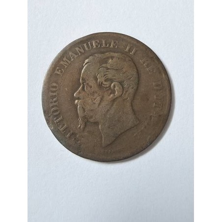 Moeda da Italia 5 centesimi 1862