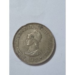 Moeda Brasil republica 1000 reis 1889 Mbc