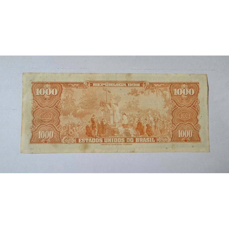 Cédula Brasil 1 cruzeiro novo C121 MBC-Soberba