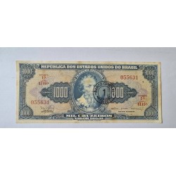 Cédula Brasil 1 cruzeiro novo C121 MBC-Soberba