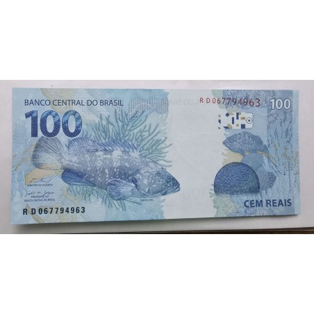 Cédula Brasil 100 reais RD FE