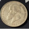 Moeda Brasil 2000 reis 1889 império MBC-S
