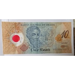 Cédula Brasil 10 reais Pedro Álvares Cabral C332 polimero Mbc