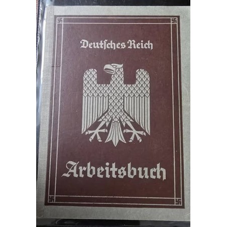 Alemanha segunda guerra mundial antiga carteira de trabalho Nurnberg