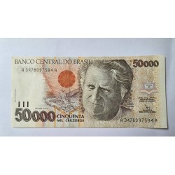 Cedula do Brasil 50 mil cruzeiros C226 soberba
