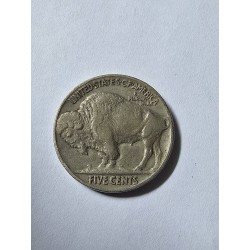 Moeda dos Estados Unidos USA 5 cents 1937