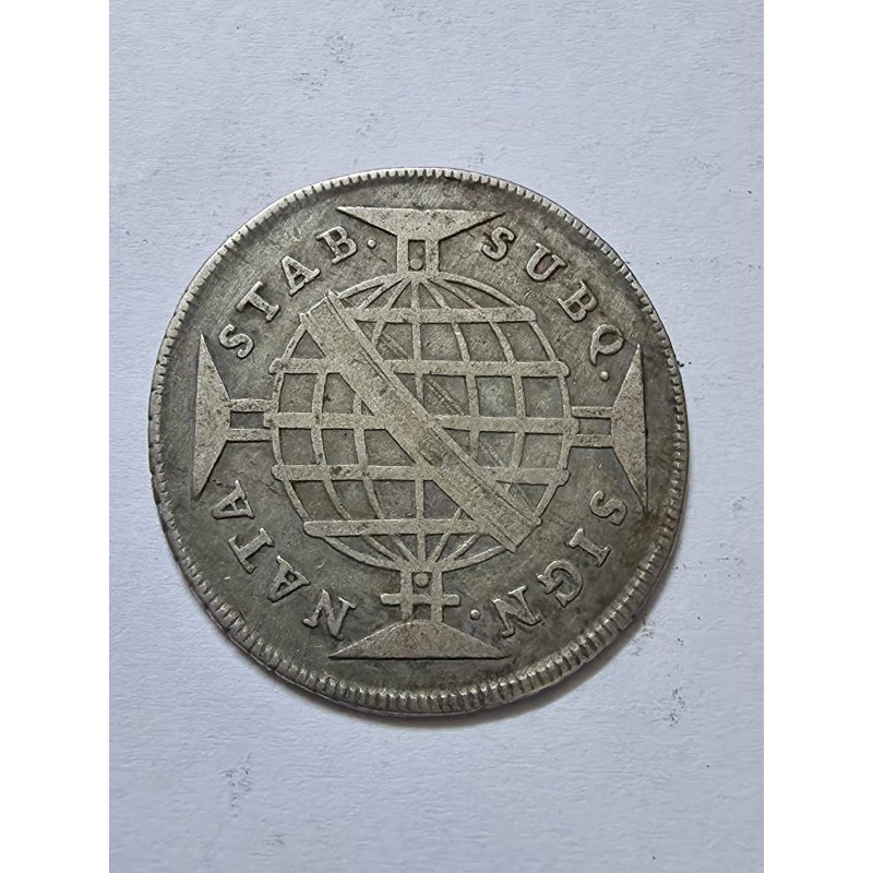 Moeda Brasil 320 reis 1793 Coroa Alta MBC
