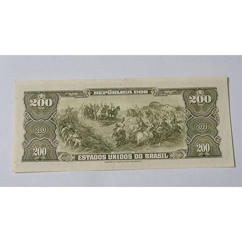 Cédula Brasil 200 cruzeieiros C043 Soberba