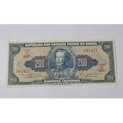 Cédula Brasil 200 cruzeieiros C043 Soberba