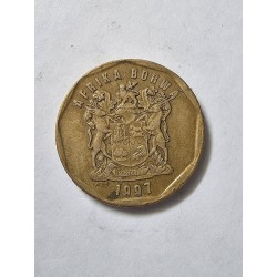 Moeda da Africa do sul 50 cent 1997