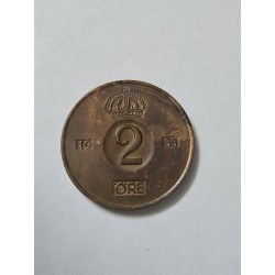 Moeda da Suecia 2 ore 1955