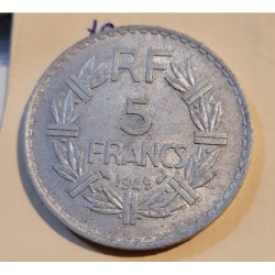 Moeda da França 5 francos 1949