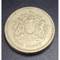 Moeda da Inglaterra 1 libra 1983 Rainha Eilzabeth II