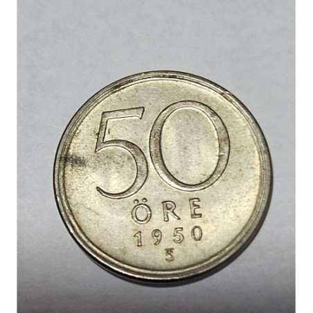 Moeda da Suécia 2 ore 1861 KM706