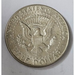 Moeda dos Estados Unidos USA Half dólar 1967 prata