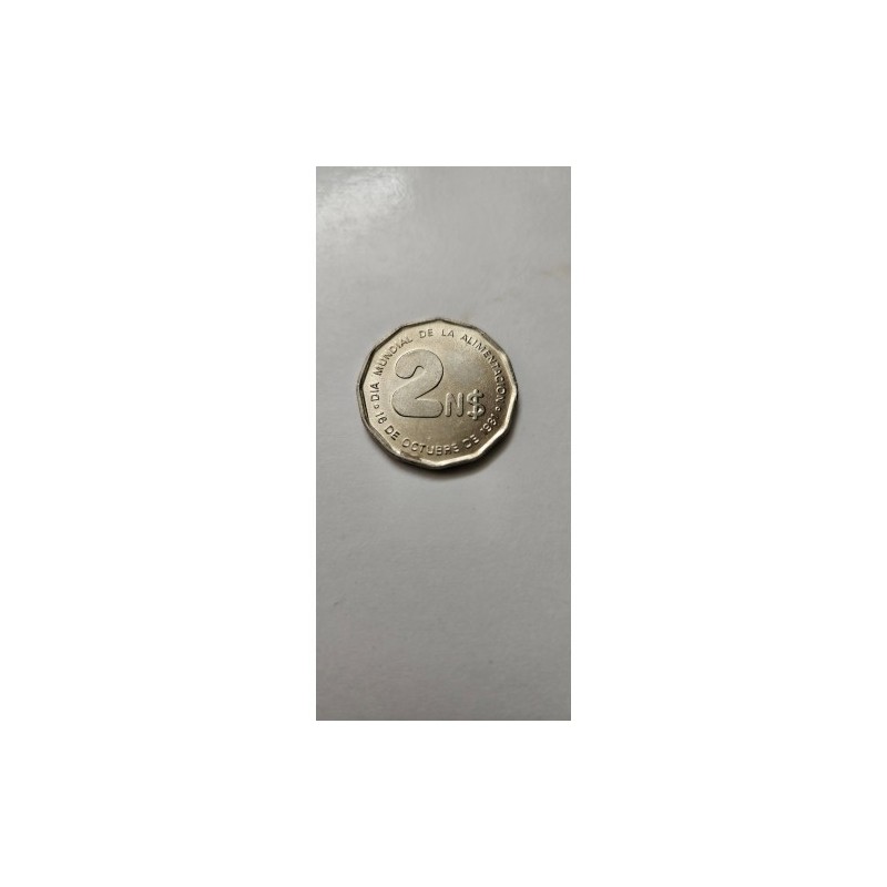 Moeda do Uruguai 2 pesos FAO 1981