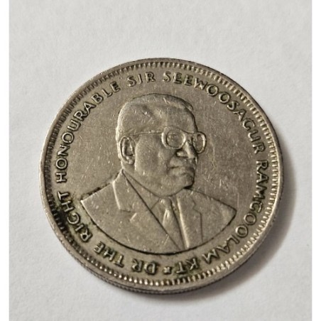 Moeda das Ilhas Mauricio 1 rupia 1991