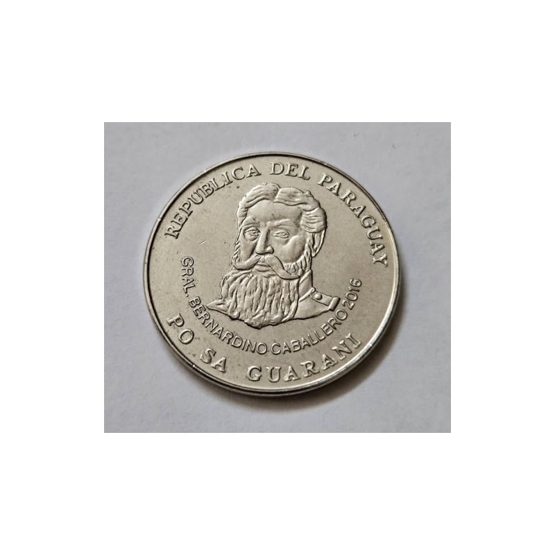 Moeda do Paraguai 500 guaranis 2016