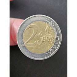 Moeda da Alemanha 2 euros 2012 comemorativa 10 anos do euro