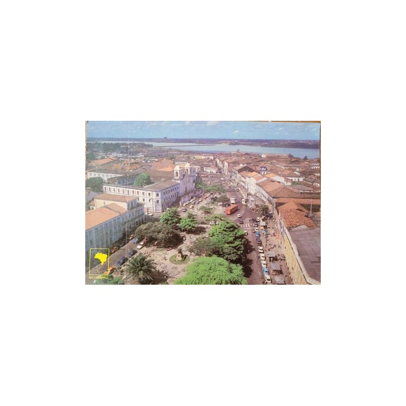 Antigo postal São Luiz Maranhão largo do Carmo